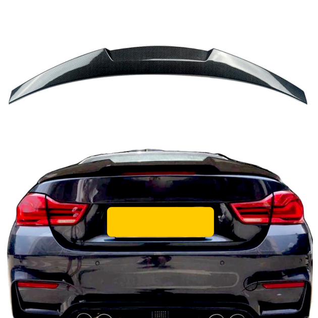 Car Boot Spoiler Fits BMW F35 4 Series Carbon Look STM STYLING