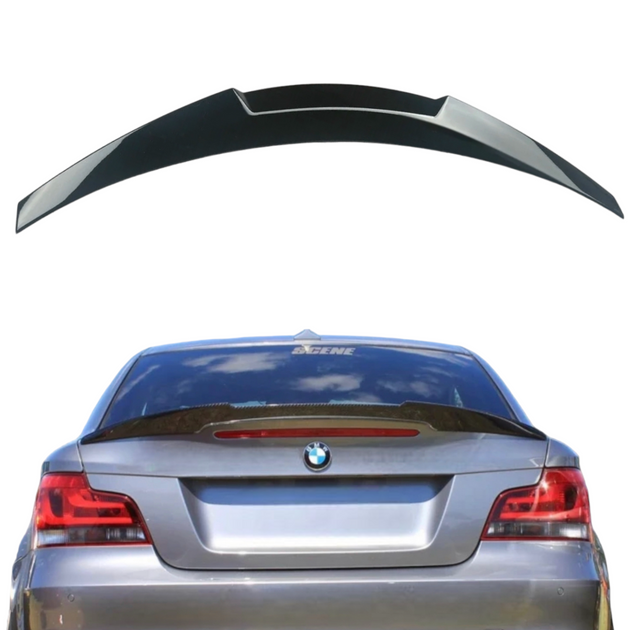 Car Boot Spoiler Fits BMW E82 1 Series M4 Style Gloss Black STM
