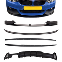 Load image into Gallery viewer, BMW F36 Gran coupe kit front splitter rear spoiler diffuser sides 4 Series quad
