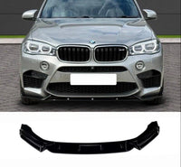 Load image into Gallery viewer, FRONT LIP SPLITTER SPOILER  FOR BMW X5M F85 X6M F86 M SPORT GLOSS BLACK 2014-19
