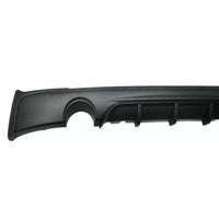 Load image into Gallery viewer, BMW 2 SERIES F22 F23 M-SPORT PERFORMANCE DUAL REAR DIFFUSER VALANCE MATTE BLACK - STM STYLING 
