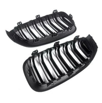 Load image into Gallery viewer, BMW 3 SERIES F34 GT GRAN TURISMO GLOSS BLACK FRONT KIDNEY GRILLES TWIN SPOKE
