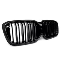 Load image into Gallery viewer, BMW X3 G01 X4 G02 LCI Facelift Gloss Black Twin Slat Kidney Grille Grills 2022+
