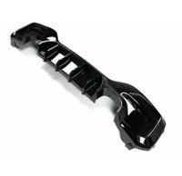 Load image into Gallery viewer, BMW 1 SERIES F20 F21 REAR DIFFUSER 2015+ FACELIFT LCI 135/140 LOOK GLOSS BLACK
