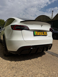 Load image into Gallery viewer, TESLA MODEL Y PRE GLOSS BLACK AERO KIT SPLITTER SPOILER SKIRTS LED DIFFUSER 2018-23
