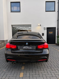 Load image into Gallery viewer, BMW 3 Series F30 Body Kit Mp Gloss Black Singe Exit Diffuser - STM STYLING 
