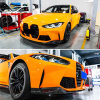 Load image into Gallery viewer, FRONT LIP SPLITTER CARBON FOR BMW G80 G81 M3 G82 G83 M4 2021+ - STM STYLING 
