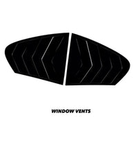 Load image into Gallery viewer, BMW 4 Series F36 2014-2020 Rear Window Side Vent Shutter Louver Cover Vents Trim - STM STYLING 
