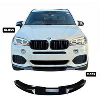 Load image into Gallery viewer, BMW X5 F15 M PERFORMANCE FRONT SPLITTER SPOILER GLOSS BLACK 14-18 M SPORT MP - STM STYLING 
