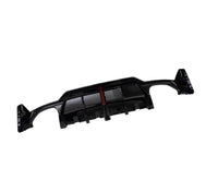 Load image into Gallery viewer, BMW 3 Series G20 G21 LCI 2023+ Gloss Black Rear Diffuser W/ LED Light 340i MP - STM STYLING 
