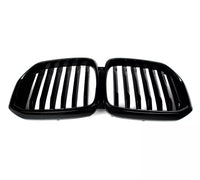 Load image into Gallery viewer, BMW X5 G05 LCI 2023-2025 FRONT KIDNEY GRILLE GRILL SINGLE SLAT GLOSS BLACK - STM STYLING 
