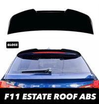 Load image into Gallery viewer, BMW 5 Series F11 Touring Estate Gloss Black Rear Roof Spoiler Lip Wing Abs - STM STYLING 
