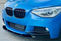 Load image into Gallery viewer, BMW F20 1 Series Pre Lci Gloss Black Front Splitter - STM STYLING 
