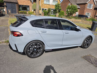 Load image into Gallery viewer, BMW F70 1 SERIES FLAT ROOF SPOILER REAR LIP GLOSS BLACK - STM STYLING 
