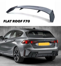 Load image into Gallery viewer, BMW F70 1 SERIES FLAT ROOF SPOILER REAR LIP GLOSS BLACK - STM STYLING 
