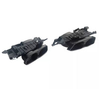 Load image into Gallery viewer, MERCEDES BENZ W205 AMG C63 REAR BUMPER DIFFUSER AMG B STYLE WITH TAILPIPE LED - STM STYLING 
