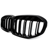 Load image into Gallery viewer, FOR BMW 1 SERIES F40 DOUBLE SLAT M SPORT FRONT GRILLE GRILL GLOSS BLACK 2019

