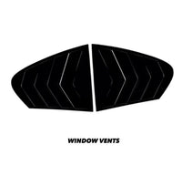 Load image into Gallery viewer, BMW 4 Series F36 2014-2020 Rear Window Side Vent Shutter Louver Cover Vents Trim - STM STYLING 
