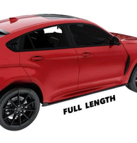 Load image into Gallery viewer, BMW F15 F85 X5M X6M F86 F16 GLOSS BLACK FULL SIDE SKIRT SKIRTS EXTENSION BLADE
