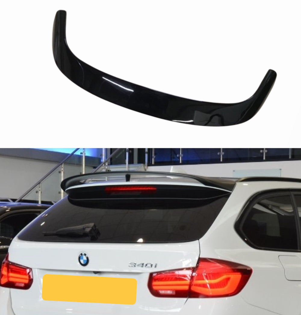 BMW 3 Series F31 Estate Touring Roof Spoiler Lip Gloss Black Mp