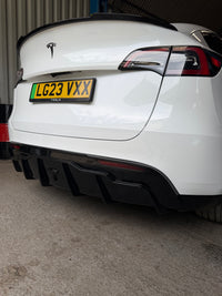 Load image into Gallery viewer, TESLA MODEL Y PRE GLOSS BLACK AERO KIT SPLITTER SPOILER SKIRTS LED DIFFUSER 2018-23
