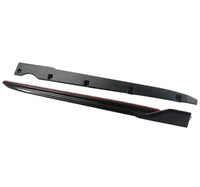 Load image into Gallery viewer, BMW X5M F85 F15 X6M F86 F16 GLOSS BLACK SIDE SKIRT SKIRTS EXTENSION BLADE
