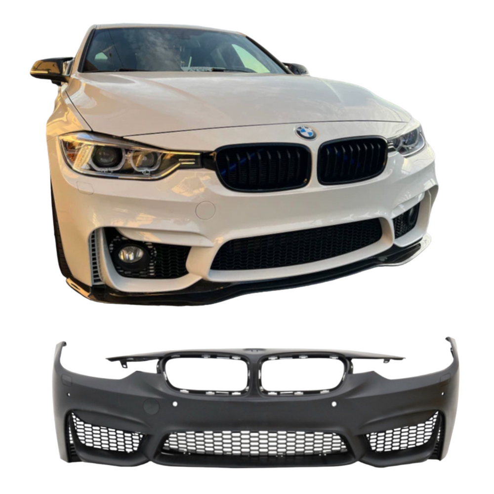 3 series F30 F31 sport M3 style front bumper with mesh Grille abs pp lip