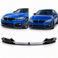 Load image into Gallery viewer, 4-series-f32-f33-f36-gloss-black-front-splitteR
