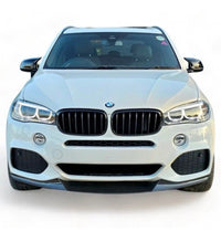 Load image into Gallery viewer, BMW X5 F15 M PERFORMANCE FRONT SPLITTER SPOILER GLOSS BLACK 14-18 M SPORT MP - STM STYLING 
