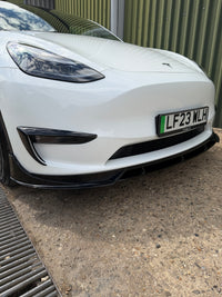 Load image into Gallery viewer, TESLA MODEL Y PRE GLOSS BLACK AERO KIT SPLITTER SPOILER SKIRTS LED DIFFUSER 2018-23
