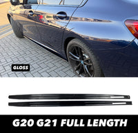 Load image into Gallery viewer, BMW 3 Series G20 G21 Full Length Side Skirt Extensions STM - STM STYLING 
