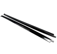 Load image into Gallery viewer, BMW X5M F85 F15 X6M F86 F16 GLOSS BLACK SIDE SKIRT EXTENSION BLADE LIP MP - STM STYLING 
