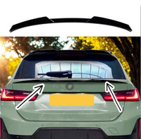 Load image into Gallery viewer, REAR MID SPOILER WING FOR BMW 3 SERIES G21 ESTATE TOURING GLOSS BLACK 2019+ ROOF - STM STYLING 
