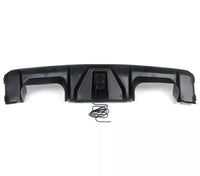 Load image into Gallery viewer, BMW G80 M3 G82 G83 M4 REAR BUMPER DIFFUSER LIP GLOSS BLACK W/LED LIGHT - STM STYLING 
