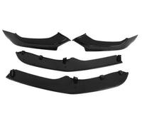 Load image into Gallery viewer, BMW 1 SERIES F20 F21 15-19 LCI M PERFORMANCE GLOSS BLACK FRONT SPLITTER LIP 4-PC
