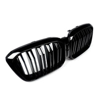 Load image into Gallery viewer, BMW X3 G01 X4 G02 LCI Facelift Gloss Black Twin Slat Kidney Grille Grills 2022+
