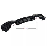 Load image into Gallery viewer, BMW 1 SERIES F20 F21 REAR DIFFUSER 2015+ FACELIFT LCI 135/140 LOOK GLOSS BLACK
