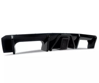 Load image into Gallery viewer, BMW G80 M3 G82 G83 M4 REAR BUMPER DIFFUSER LIP GLOSS BLACK W/LED LIGHT - STM STYLING 
