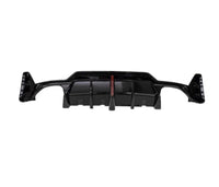 Load image into Gallery viewer, BMW 3 Series G20 G21 LCI 2023+ Gloss Black Rear Diffuser W/ LED Light 340i MP - STM STYLING 
