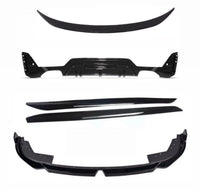 Load image into Gallery viewer, BMW 3 Series G20 LCI Aero Body Kit M Sport In Gloss Black Splitter Skirts Quad - STM STYLING 
