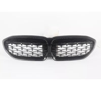 Load image into Gallery viewer, BMW 3 Series G20 G21 Front Kidney Grilles Grills Style Gloss Black 2019-22 - STM STYLING 
