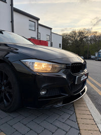 Load image into Gallery viewer, BMW 3 Series F30 Body Kit Mp Gloss Black Singe Exit Diffuser - STM STYLING 
