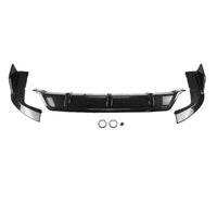 Load image into Gallery viewer, BMW X5 G05 Rear Bumper Diffuser Spoiler BK Style Gloss Black Pre Lci M Sport
