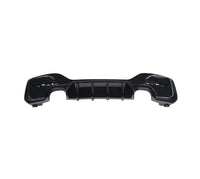 Load image into Gallery viewer, BMW 1 SERIES F20 F21 LCI 15-19 GLOSS BLACK REAR DIFFUSER LIP VALANCE BUMPER DUAL
