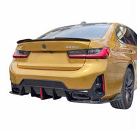 Load image into Gallery viewer, Bmw G20 Lci Diffuser gloss Black Rear Lip For 3 Series G21 Saloon Touring MP
