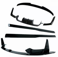 Load image into Gallery viewer, BMW M3 M4 F80 F82 F83 GLOSS FRONT SPLITTER REAR DIFFUSER SIDE SKIRTS BODY KIT MP

