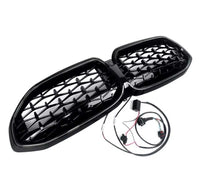 Load image into Gallery viewer, BMW 3 SERIES G20 G21 PRE LCI 2019 -2022 LED KIDNEY GRILLE DIAMOND STYLE GLOSS BK
