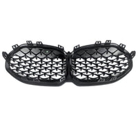 Load image into Gallery viewer, BMW 1 SERIES F40 DIAMOND STYLE M SPORT FRONT GRILLE GLOSS BLACK 2020 ONWARDS STM
