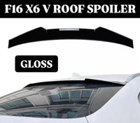 Load image into Gallery viewer, BMW X6 F16 Rear Boot Roof Spoiler Wing Lip 15-19 Gloss Black PSM Style V
