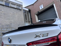 Load image into Gallery viewer, BMW X6 F16 X6M F86 GLOSS BLACK REAR TRUNK BOOT SPOILER WING M SPORT M4 V STYLE
